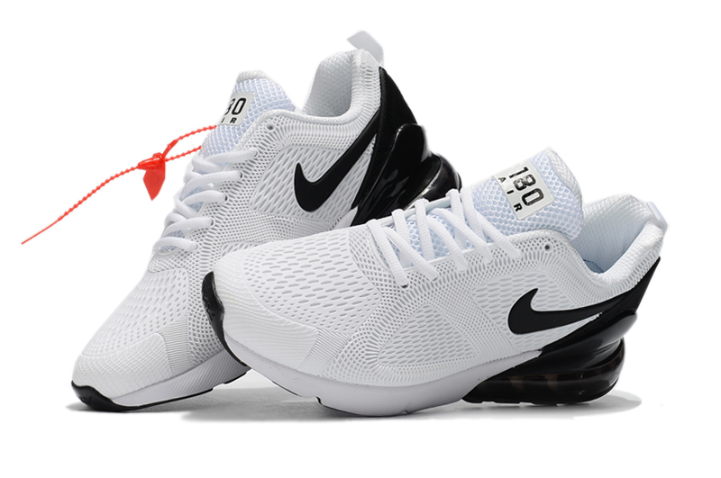 Nike Air Max 180 White Black Shoes